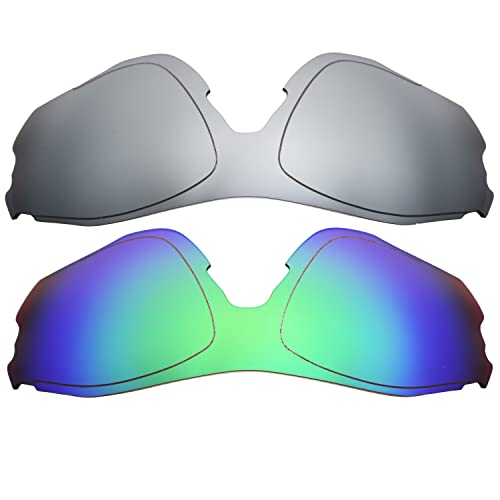 Verres pour Oakley EV Zero Vert et Titane Haute Protection Solaire
