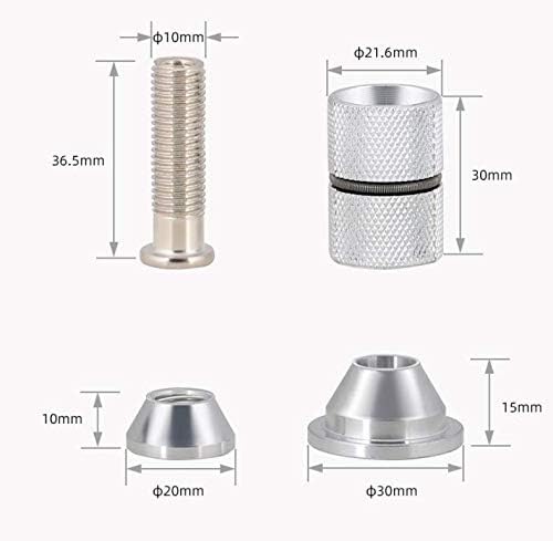 Free-fly Bike Stem Headset Top Cap,Aluminum Alloy Bicycle Headset Top Cap Bike Fork Expander Bung Plug (Blue)