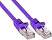 Produktbild InLine 72550P Patchkabel, SF/UTP, Cat.5e, purple, 0,5m