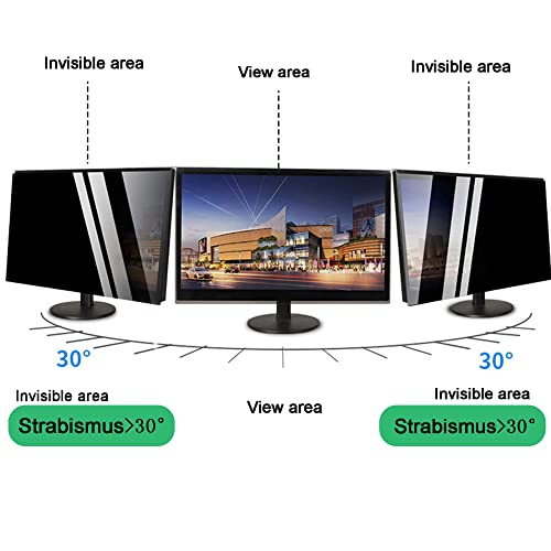 Filtro de pantalla de privacidad para computadora de 32 pulgadas y protector de luz azul colgante 5