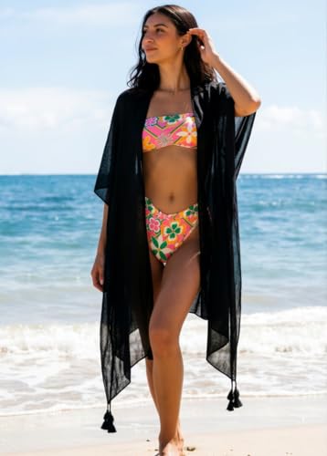 Image of Breezy Lane Kimonos for Women Swimsuit Coverups Beach Cover Up Swimwear Cardigan Summer