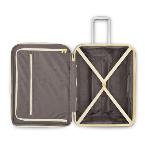 Image of Samsonite Freeform Hardside Carry-On Luggage with Spinner Wheels - Hardshell Suitcase - TSA, Airline-Approved - Expandable Hard Shell, Smooth Rolling Wheels for Lightweight Travel - Electric Yellow