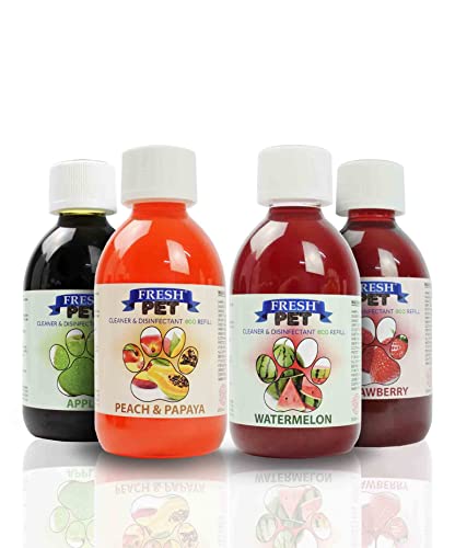 Trade Chemicals Fresh Pet Disinfectant Eco Refill 4 X 250 ml (Fruity Pack)