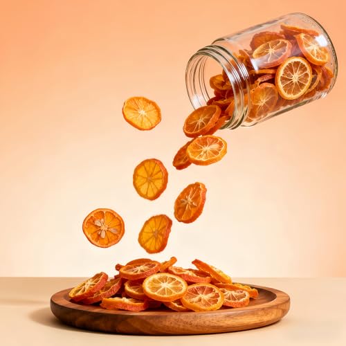 Premium Dried Kumquat Slices - Sweet & Tart Citrus for Tea, Cooking & Snacks - 8oz (225g) Brewing Ingredient & Culinary - Thumbnail 4