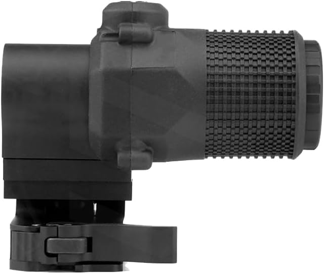 Rubber G33 Magnifier Protect Cover, Nylon G33 3X Magnifier Scope Protect Cover with Skidproof Grip Texture, for Protect Elevation & Windage Turrets(Prevent AMC Rotating)