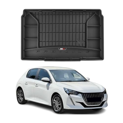 OMAC Tapis de coffre 3D TPE Premium, tapis de coffre pour peugeot 208 ii (2019-2025)