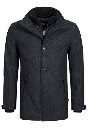 Indicode Herren Brittany Kurzmantel mit Stehkragen | Herrenmantel...
