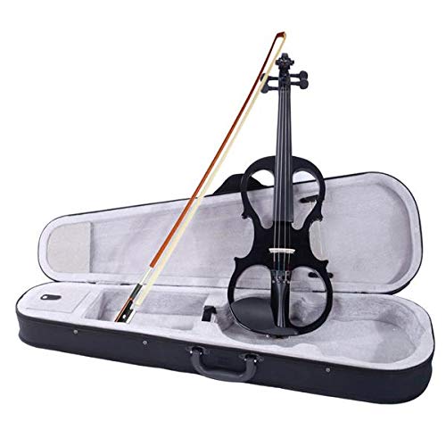 Violins 4/4 Electric Silent Violin Case Bow Rosin Headphone Connecting Line V-0 #TOP1