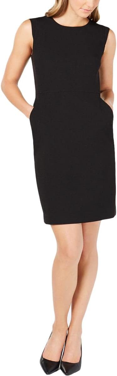 Anne Klein Womens Crepe Sheath Dress