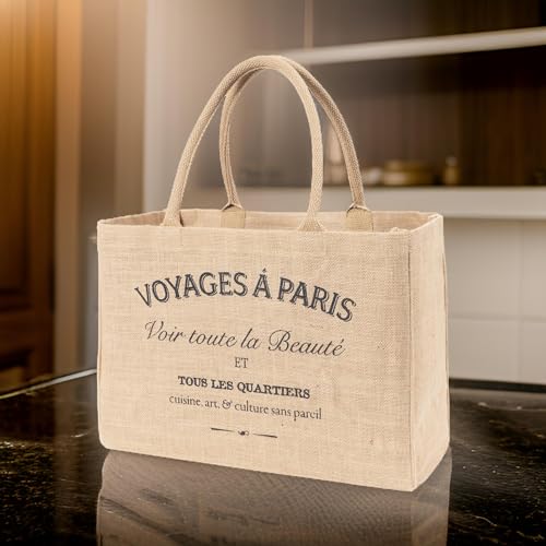 KAF-Home-Jute-Market-Tote-Handles-Reusable-Grocery-Bag-Voyages