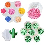 Nombreuses utilisations artisanales : idéal pour créer des bougies succulentes, des bougies florales, des décorations de gâteaux, des motifs de savon ou des décorations en résine avec charme botanique