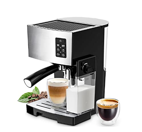 QWERTYUI AISHANBAIHUODIAN Máquina de café de Espresso de 19 Bar, con Leche de café con Leche Caliente Totalmente…