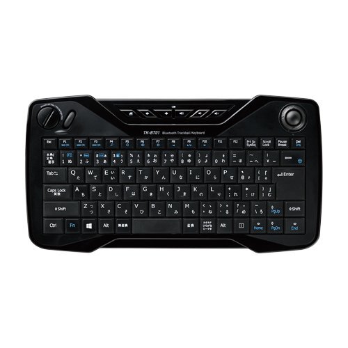 Amazon.co.jp: ミヨシMCO Bluetooth 光学式トラックボ-ル付きキ-ボ-ド