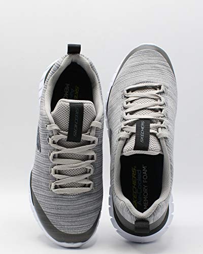 Skechers Mens Overhaul Sneaker - Grey,Grey,8.5