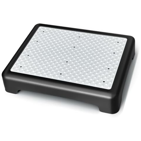 GWNF Stepping Stool, Portable Sturdy Step Stool for Seniors & Kids, Non-Slip Surface and Feet,Small Step Stools for Adults, Mobility & Daily Living Aids for Bedside, Car, Kitchen, Shower Cover