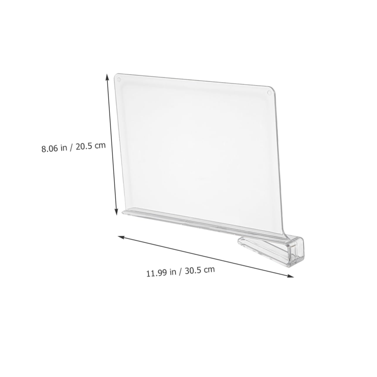 Zerodeko 6pièces Séparateurs De Rayonnage Transparent pour Rangement De Placard Cuisine Diviseurs Pratiques Et Réglables pour Optimiser Organisation des Étagères