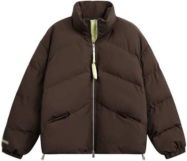 Retro Stand Up Collar Coats Are Thick Warm Cotton Padded Jackets for Men Women in Winter