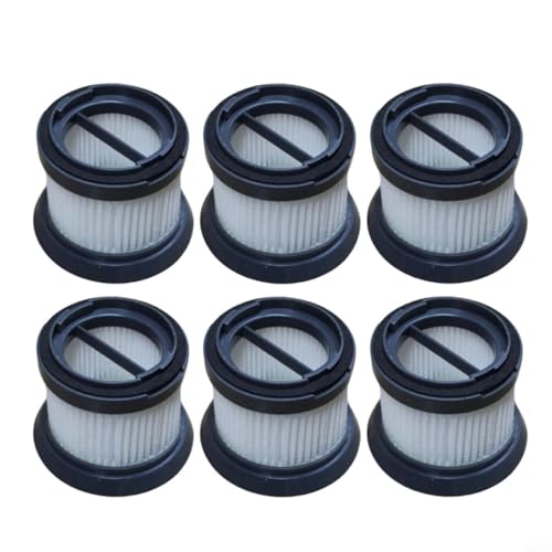 CNANRNANC Replacement Exhaust Filter For CleanMaxx MJ1901B For Cyclone Vacuum Cleaner, H13 HEPA Grade, Washable And Reusable, Compatible With Dust Container Filter Vacuum Cleaners(6 PACK)