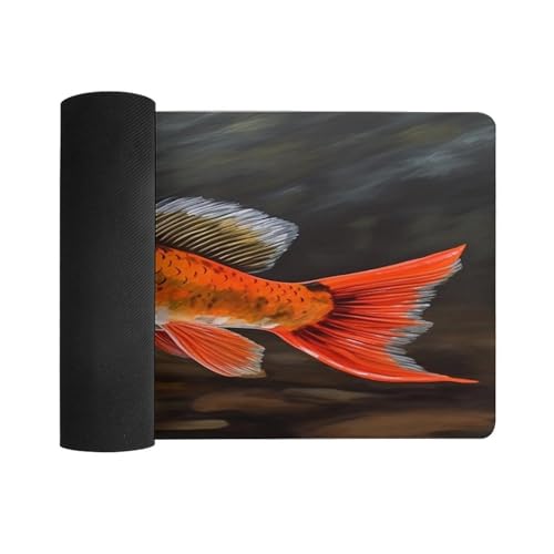 Safflower Flying Fish Desk Pad impermeable y antideslizante miniatura 3