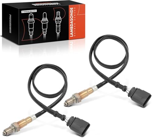 Frankberg 2x Sonda lambda Sonda de diagnóstico Compatible con Golf IV 1J1 L.u.p.o 6E1 6X1 Polo 6N2 A4 8E2 A3 8L1 Replace# 250-24432