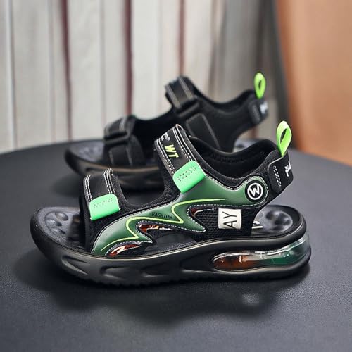 IWIHMIV Toddler Boys Sandals Comfortable Open Toe Sandals With Adjustable Back Strap Children Summer Beach Shoes2