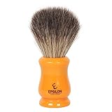  Brocha Afeitar Tejón Best Badger Epsilon Ánfora Butterscotch