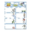 Grupo Erik: Etichette adesive Toy Story, Etichette adesive colorate, Etichette scuola, ideale per personalizzare regali,quaderni o altri prodotti di cancelleria;etichette adesive scuola libri