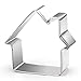 GXHUANG Small Home Sugar Biscuit Cookie Cutter - Stianless Steel (House)