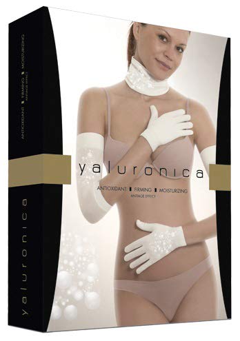 Yaluronica 631 (Ivoire) - Manchons de Bras Anti-âge et Anti-Rides avec Acide hyaluronique et Or