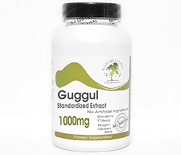 Guggul Standardized Extract 1000mg  200 Capsules - No Additives