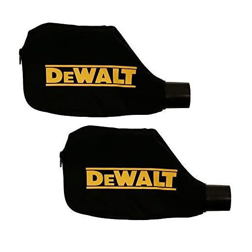 DEWALT N126162 Universal Miter Saw Dust Bag (2 Pack)