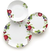 Excelsa Apple Table Service 18 Pieces, Porcelain, White