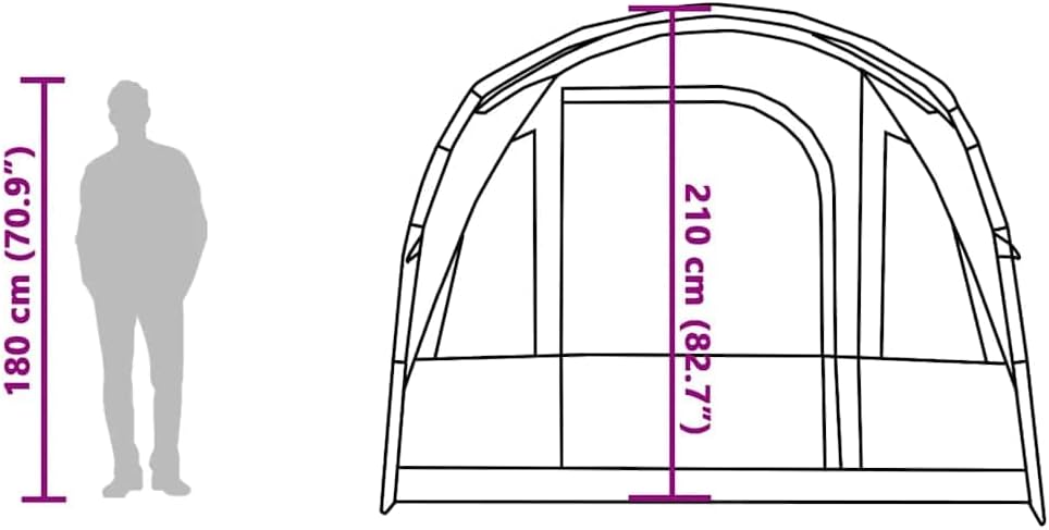 vidaXL Camping Tent Camping Tents Tent