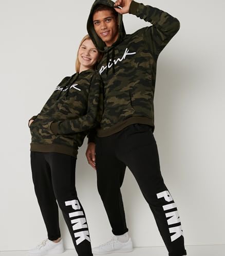 Victoria's Secret Women's PINK Logo Campus Hoodie Sweatshirt, Camouflage, (XS) - image 4