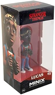 Bandai Minix Stranger Things Lucas Model | Collectable Lucas Stranger Things Figure | Bandai Minix Stranger Things Merchandise Range | Stranger Things Figures Make Great Stranger Things Gifts