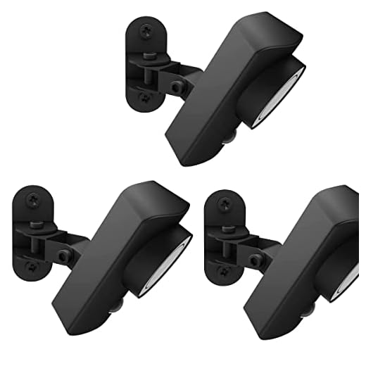 Teccle Upgrade Metal Wall Mount Compatible with Simplisafe Indoor Camera, Easy to Mount on Wall or Ceiling (3 Pack)