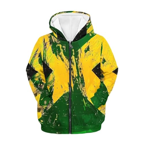 Hoodies Hooded Sweatshirt Playwear Kids Zippered Hoodies with Pockets Long Sleeve Activewear for Boys, S-XL2