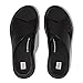 FitFlop F-Mode Leather Flatform Cross Slides All Black 10 M (B)