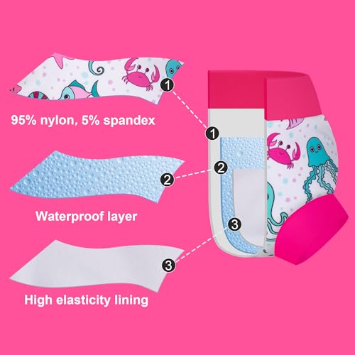 Image of BIG ELEPHANT Baby Swim Diapers 3-Pack, Reusable Swimming Diapers