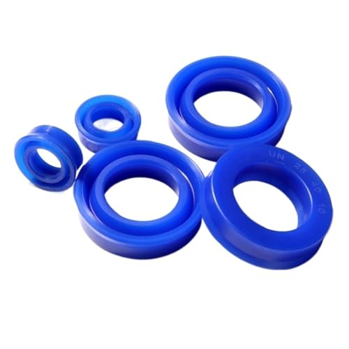 JOLAU UN Radial Shaft Hydraulic Seal ID 8-19MM Polyurethane Piston Shaft Piston Rod PU Single Lip U-shaped Cup Oil Seal (Size : 10x18x5(5pcs))