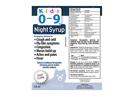 HOMEOCAN | Night Syrup 250 ml | Kids 0-9 - Image 3