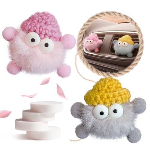 Image of Car Air Freshener for Women 2 Pack Cute Car Accessories for Women Interior- 4 Different Scent Car Diffuser, 30+ Days Long Lasting Automotive Fresheners Perfect Car Decor