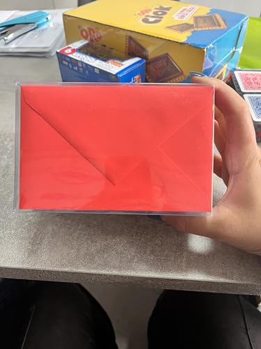 Varzi Stationery Selection Since 1956 Pack of 100 Envelopes and 100 Coloured Cards in 5 Strong Colours, Size 9 x 14 - Image 2