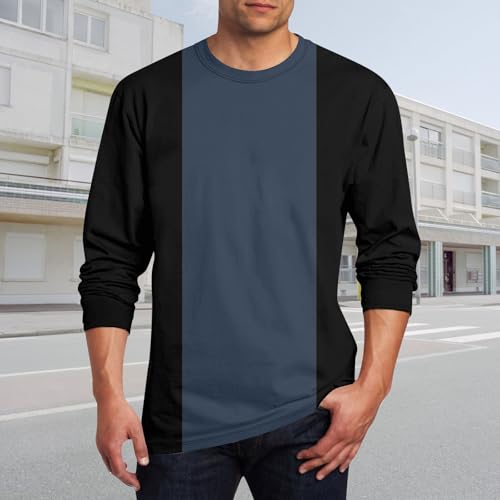 Men's Graphic T-Shirts Designer Fall Crew Neck Shirt Long Sleeve Raglan Vintage Clothing2