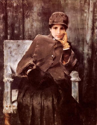 Cuadro William Merritt soluciona paredes vacías lienzo arte famoso decorativo 60x90cm