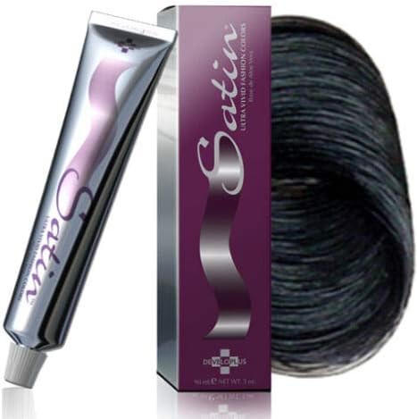 Satin Hair Color - ultra vivid fashion colors - 1N - Black