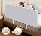 strenkitech Toddler Bed Rails for Travel - Baby Guard Bed Rail Portable for Crib, Twin, Queen, Full, King Size Beds - Easy to Assemble, Safety Bed Side Rail for Toddlers and Kids （78.74 Inch）