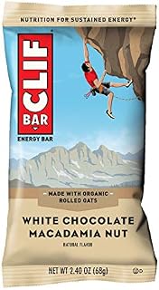 CLIF BAR - Energy Bars - White Chocolate Macadamia Nut Flavor -