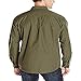 Wrangler Authentics Men's Long Sleeve Canvas Woven Shirt, Grape Leaf, X-Large