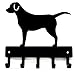 Labrador Retriever Key Rack & Dog Leash Hanger Large 9 inch